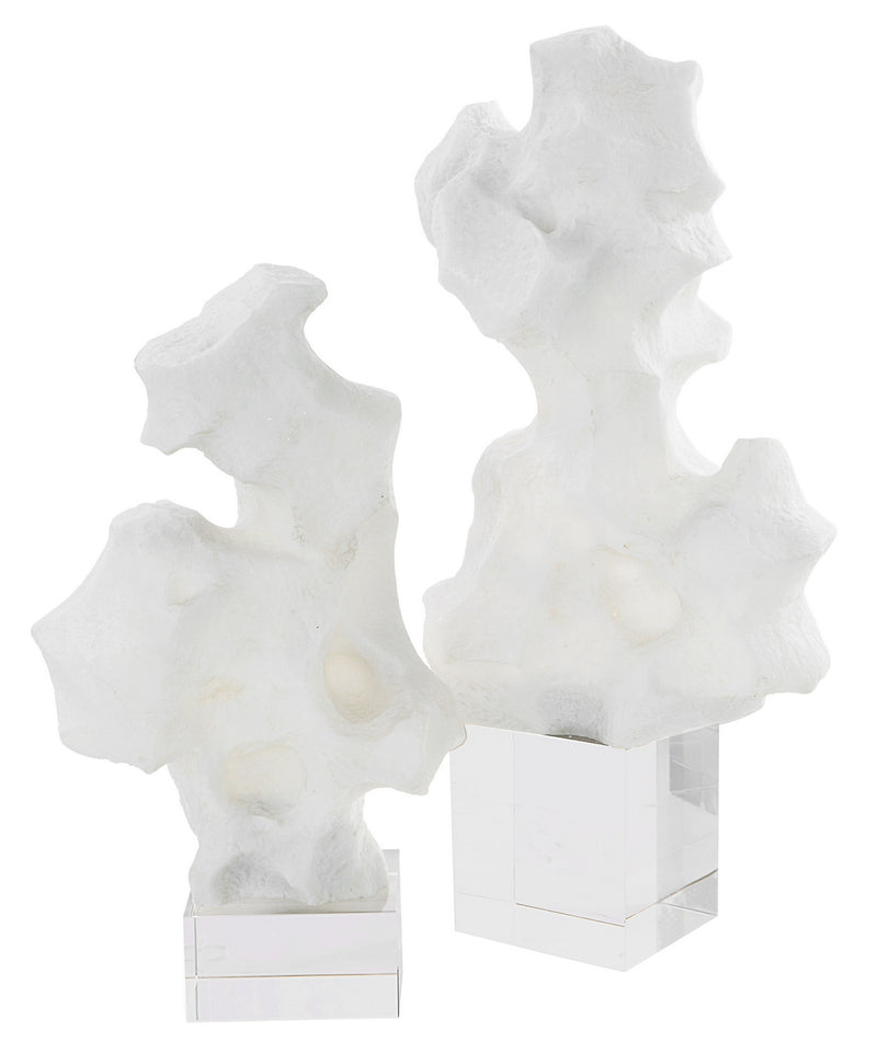 Uttermost 18046 Sculptures, Set/2, White