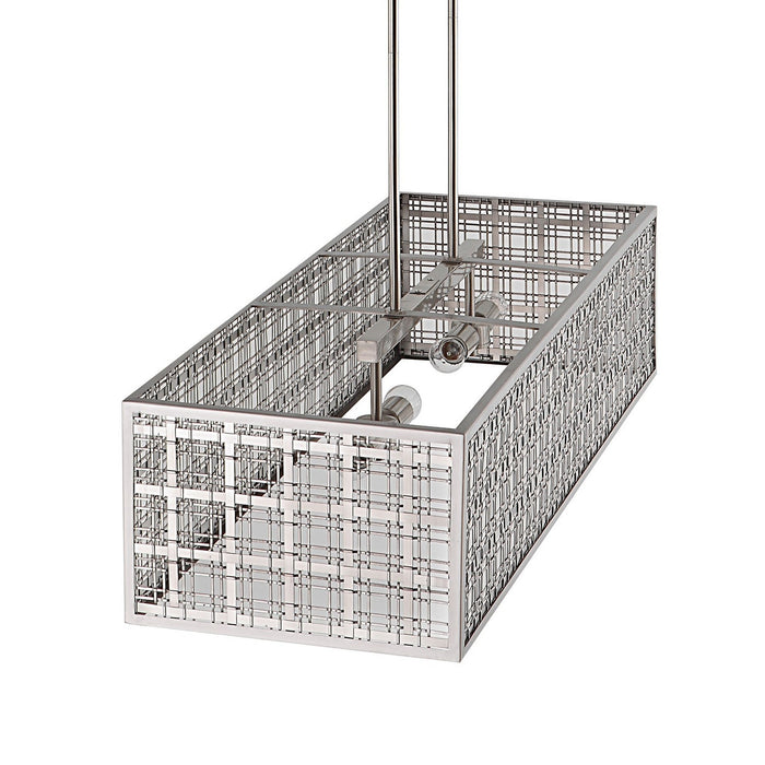 Uttermost 21354 Four Light Island Pendant, Satin Nickel