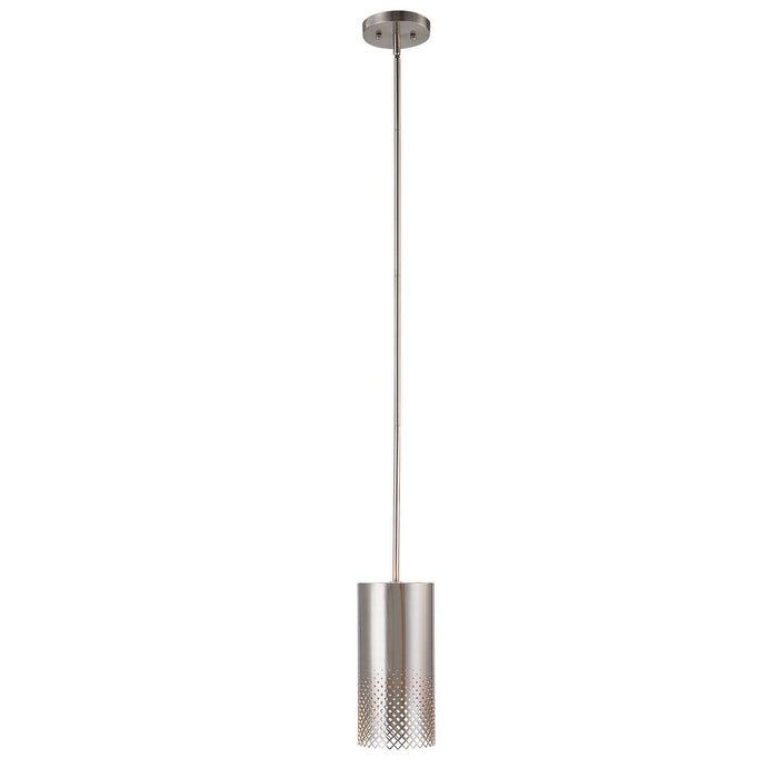 Uttermost 21568 One Light Pendant, Satin Nickel