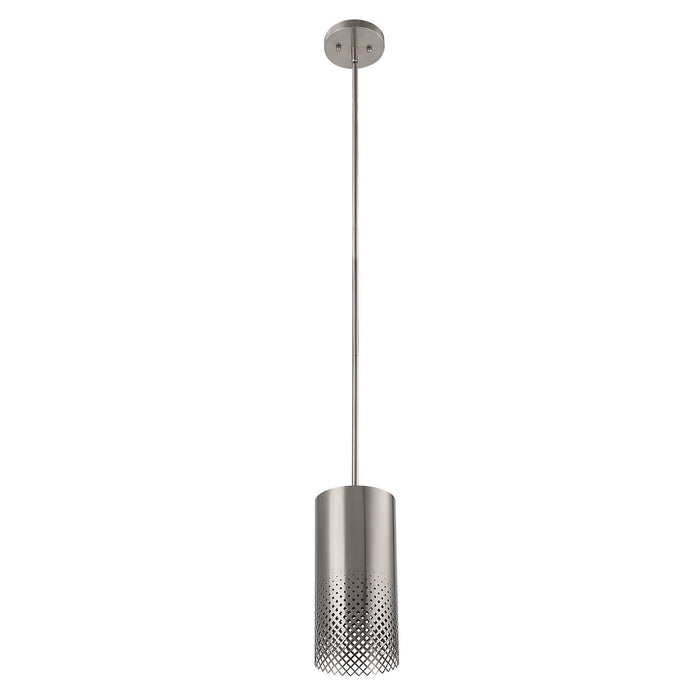 Uttermost 21568 One Light Pendant, Satin Nickel