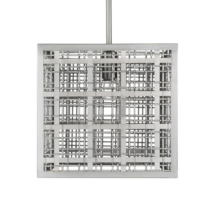 Uttermost 21569 One Light Pendant, Satin Nickel