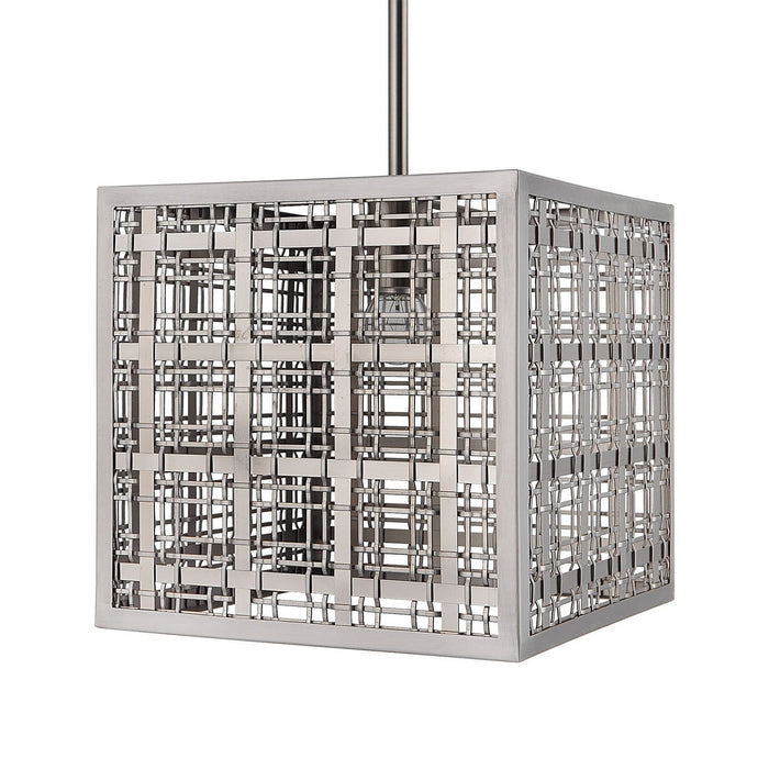Uttermost 21569 One Light Pendant, Satin Nickel