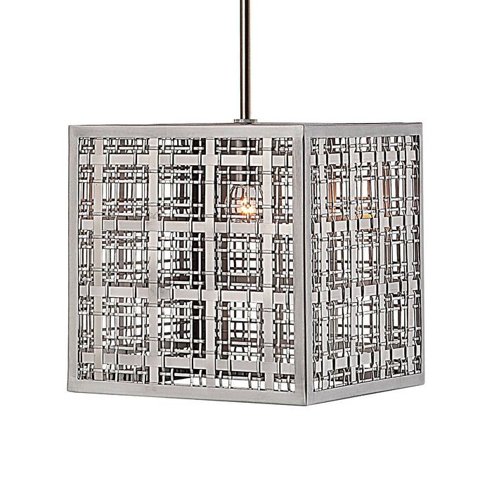 Uttermost 21569 One Light Pendant, Satin Nickel