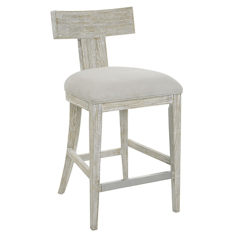 Uttermost 23693 Counter Stool, Whitewashed
