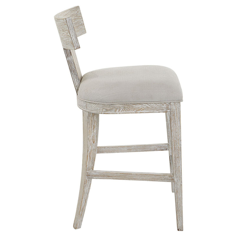 Uttermost 23693 Counter Stool, Whitewashed