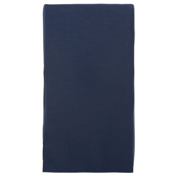 Uttermost 23726 Armless Chair, Blue Linen