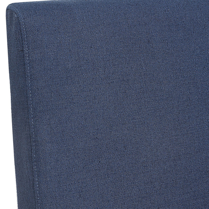 Uttermost 23726 Armless Chair, Blue Linen