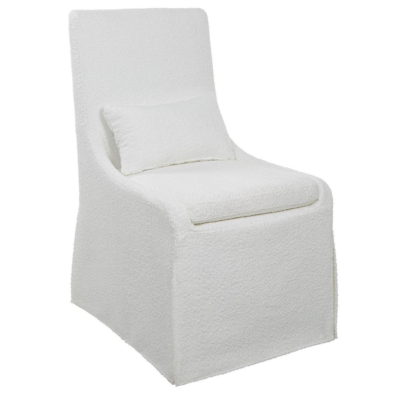 Uttermost 23728 Armless Chair, White
