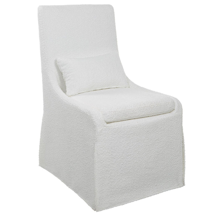 Uttermost 23728 Armless Chair, White