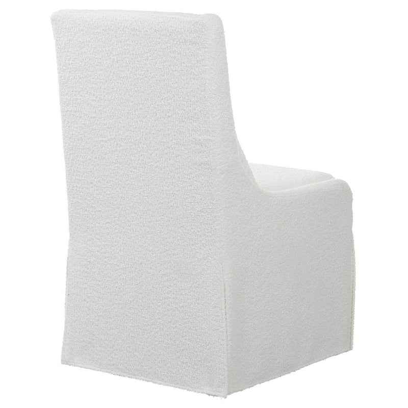 Uttermost 23728 Armless Chair, White