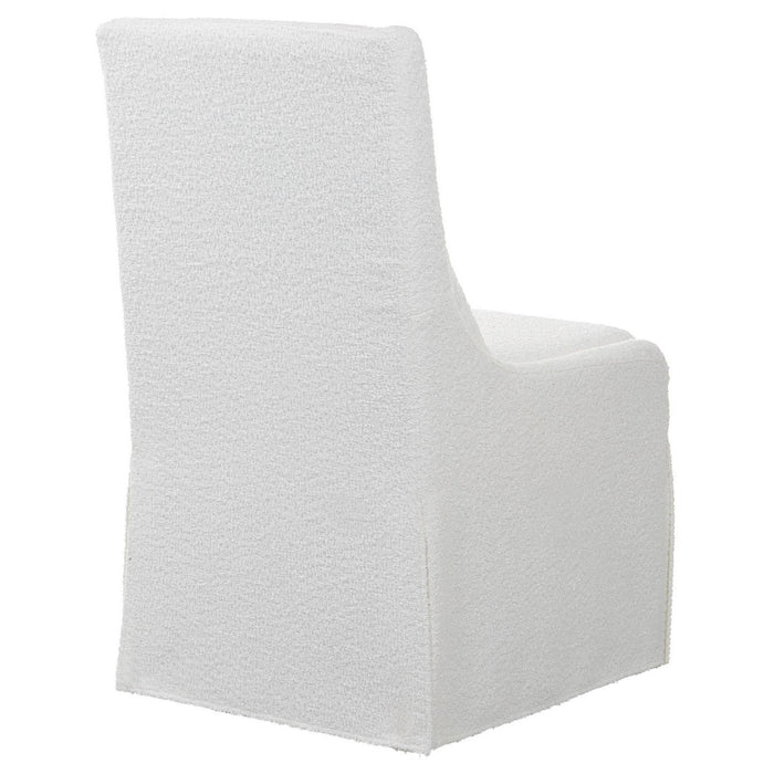 Uttermost 23728 Armless Chair, White