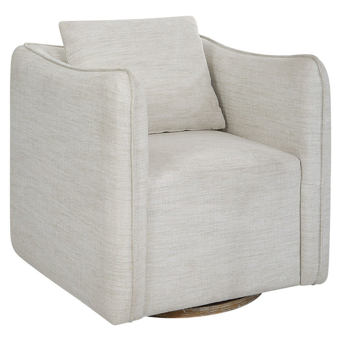 Uttermost 23729 Armless Chair, Off-white