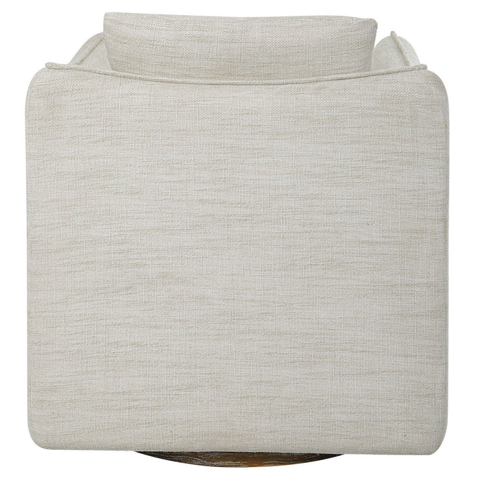 Uttermost 23729 Armless Chair, Off-white