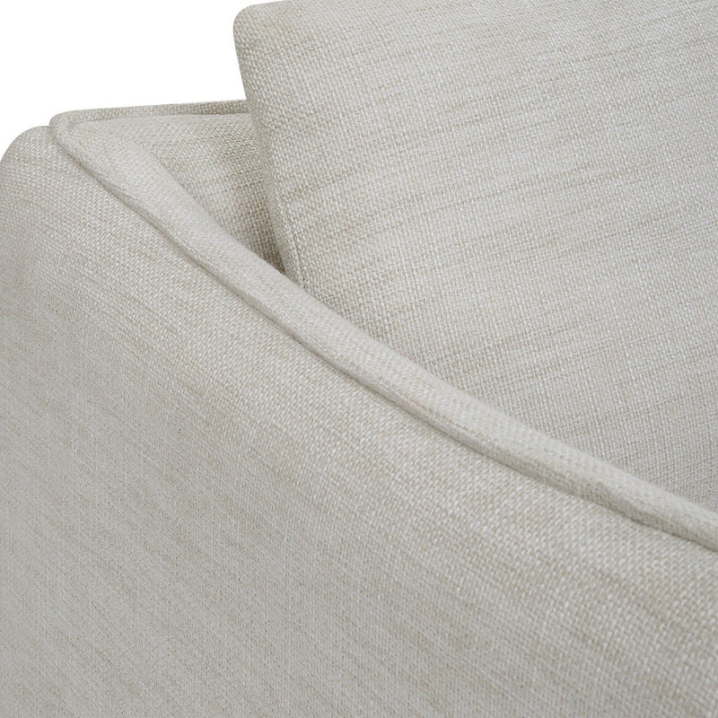 Uttermost 23729 Armless Chair, Off-white