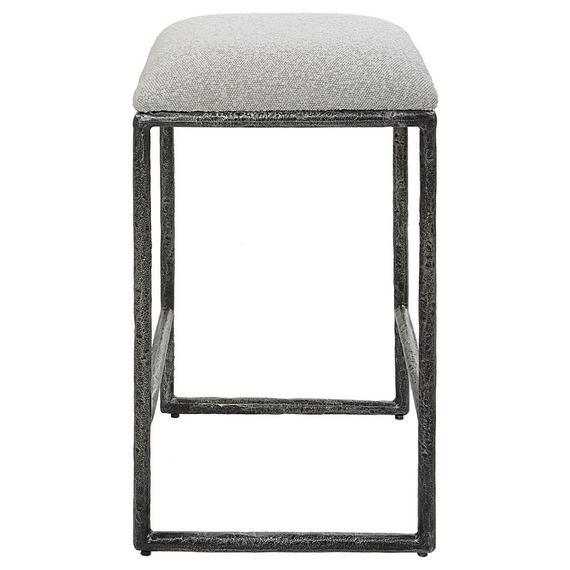 Uttermost 23730 Counter Stool, Distressed Charcoal