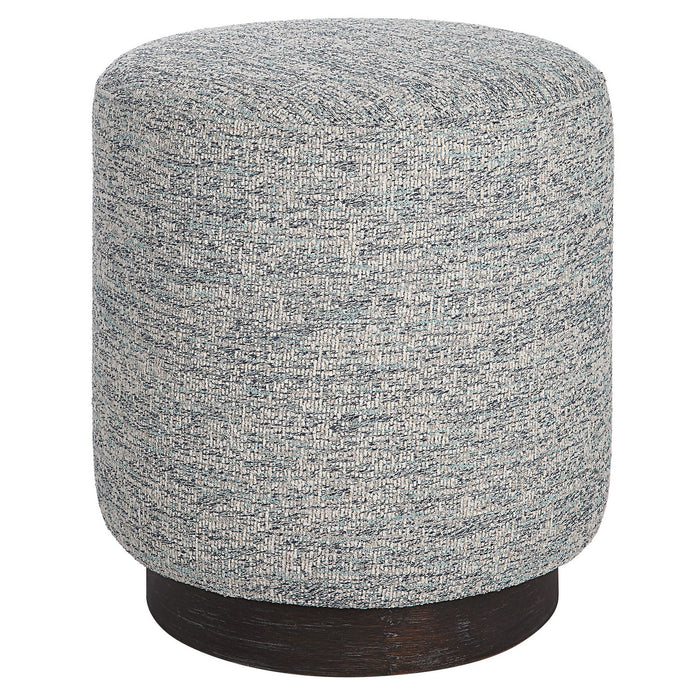 Uttermost 23731 Ottoman, Dark Walnut Stained Oak
