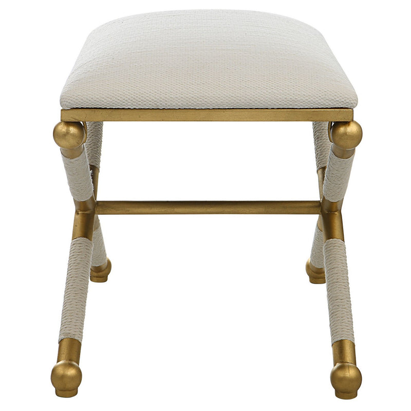 Uttermost 23732 Bench, Gold Leaf