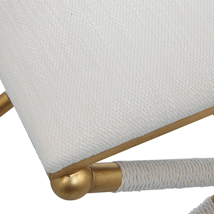 Uttermost 23732 Bench, Gold Leaf