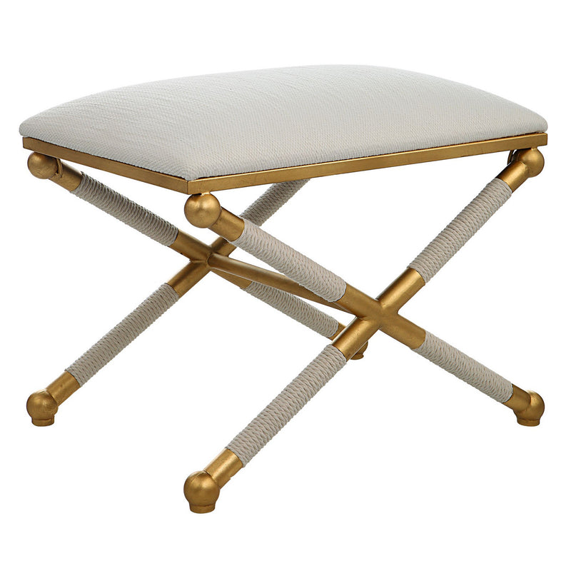 Uttermost 23732 Bench, Gold Leaf