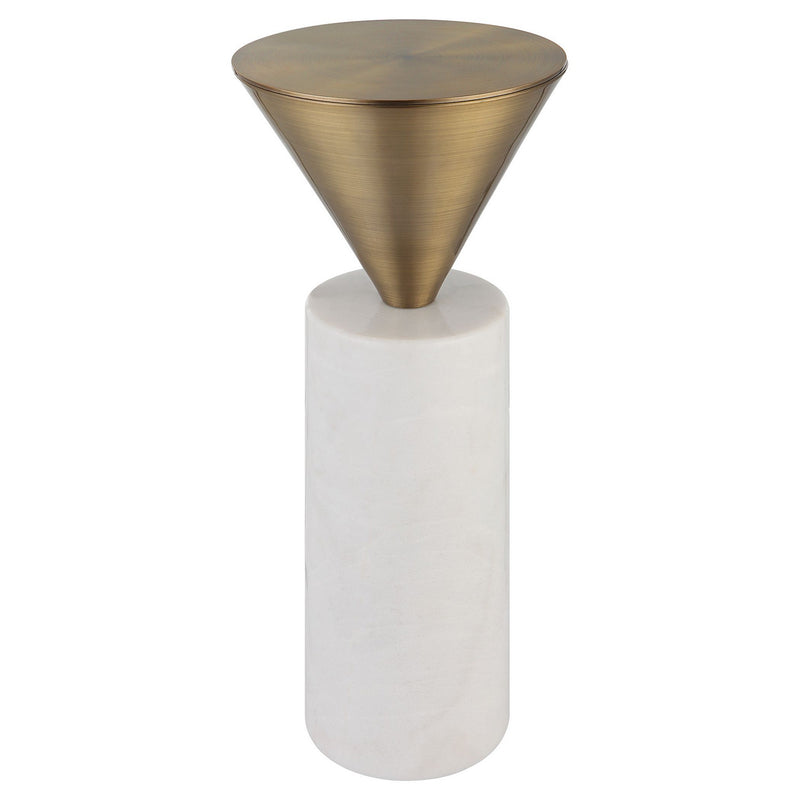 Uttermost 25250 Drink Table, Brushed Brass