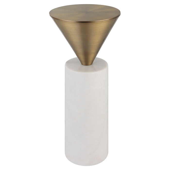 Uttermost 25250 Drink Table, Brushed Brass