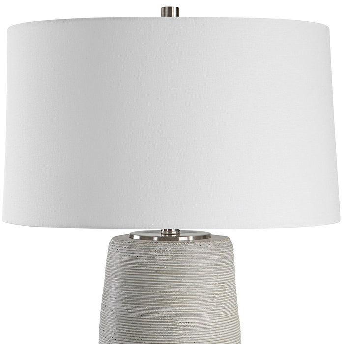 Uttermost 30103 One Light Table Lamp, Brushed Nickel