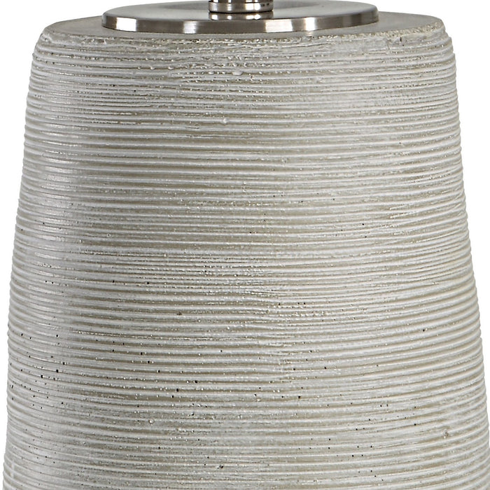 Uttermost 30103 One Light Table Lamp, Brushed Nickel