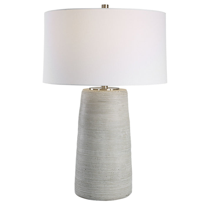 Uttermost 30103 One Light Table Lamp, Brushed Nickel