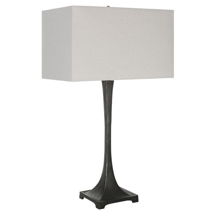 Uttermost 30139 One Light Table Lamp, Rustic Black