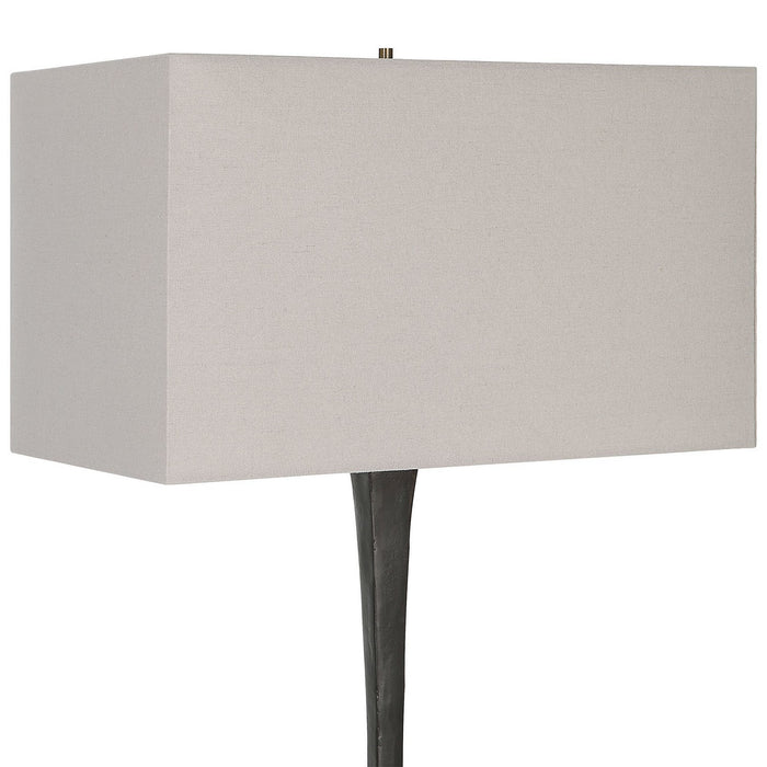 Uttermost 30139 One Light Table Lamp, Rustic Black