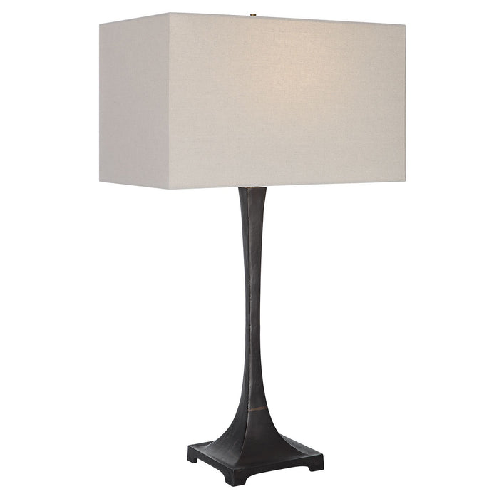 Uttermost 30139 One Light Table Lamp, Rustic Black
