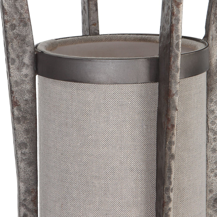 Uttermost 30142-1 One Light Accent Lamp, Aged Pewter