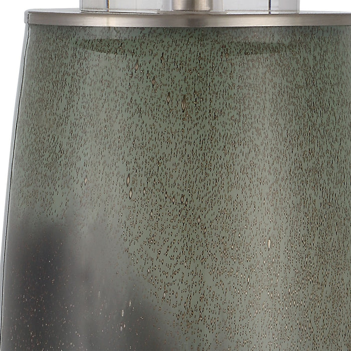 Uttermost 30143 One Light Table Lamp, Brushed Nickel