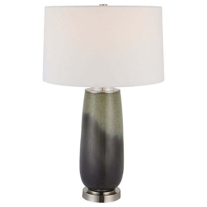 Uttermost 30143 One Light Table Lamp, Brushed Nickel