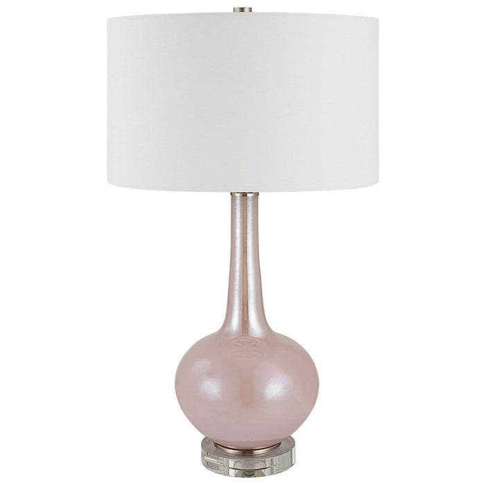 Uttermost 30144 One Light Table Lamp, Brushed Nickel