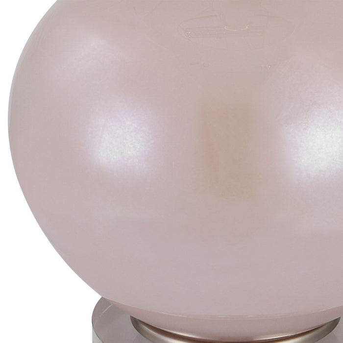 Uttermost 30144 One Light Table Lamp, Brushed Nickel