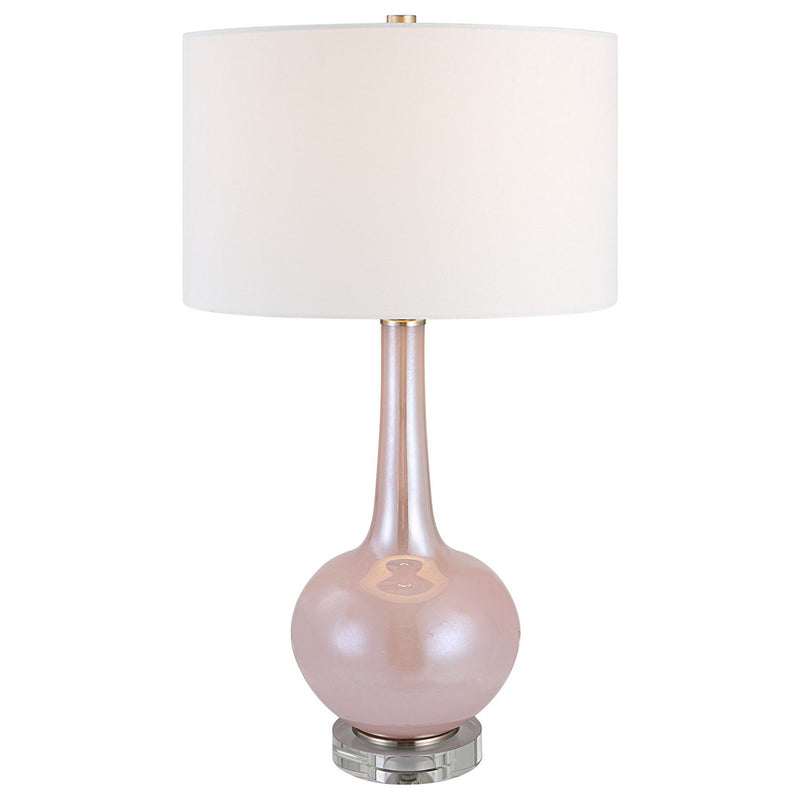 Uttermost 30144 One Light Table Lamp, Brushed Nickel