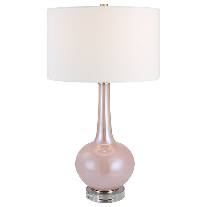 Uttermost 30144 One Light Table Lamp, Brushed Nickel