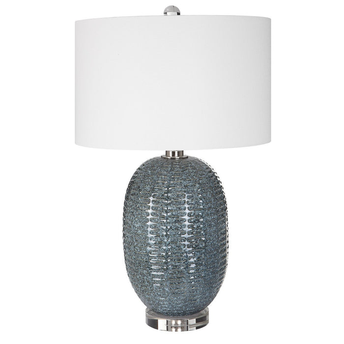 Uttermost 30146 One Light Table Lamp, Polished Nickel