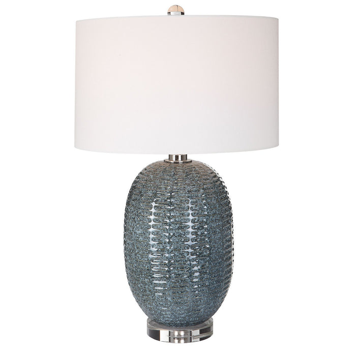 Uttermost 30146 One Light Table Lamp, Polished Nickel