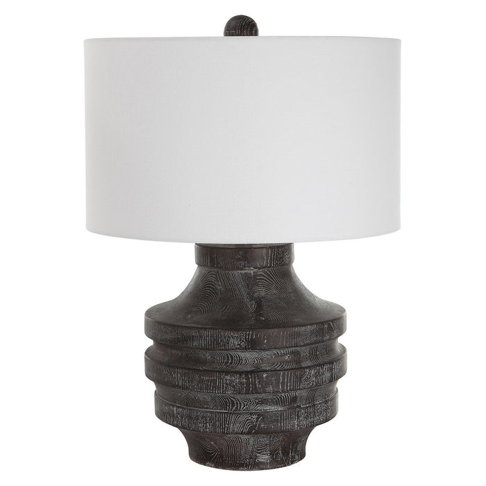 Uttermost 30147-1 One Light Table Lamp, Black