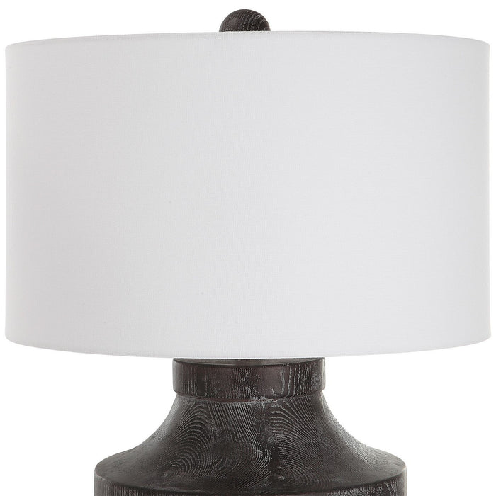 Uttermost 30147-1 One Light Table Lamp, Black
