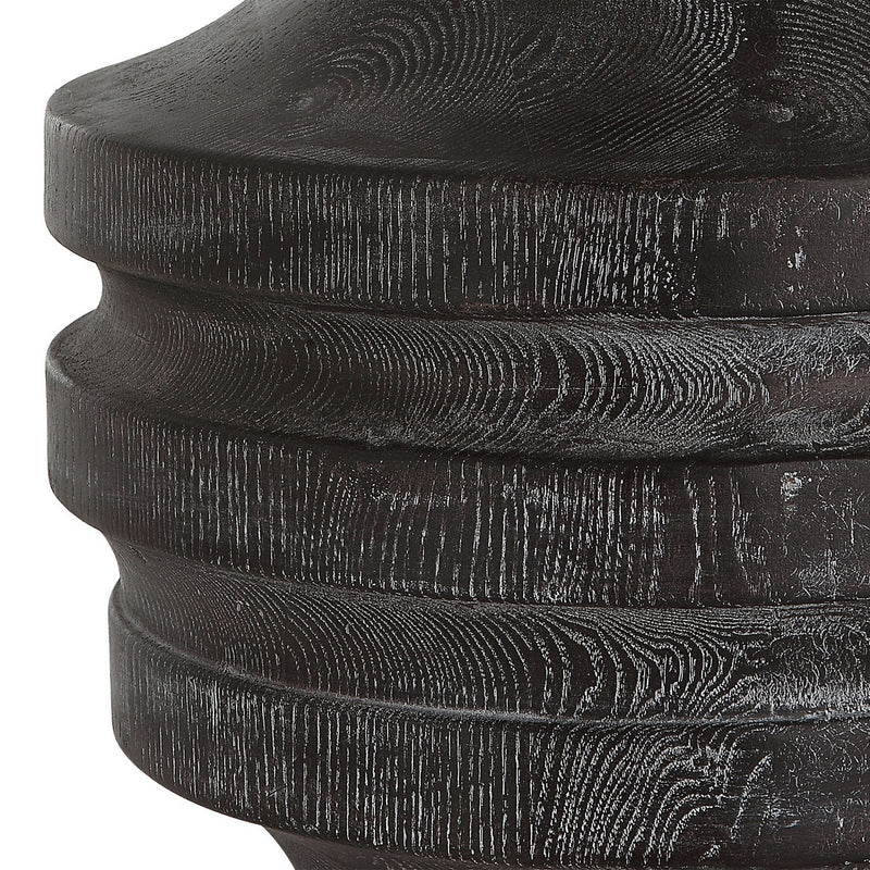 Uttermost 30147-1 One Light Table Lamp, Black