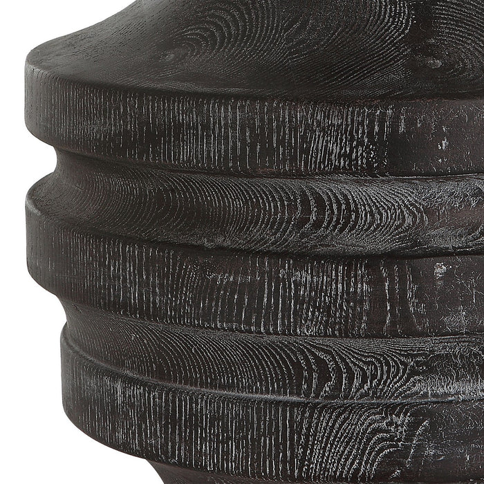 Uttermost 30147-1 One Light Table Lamp, Black