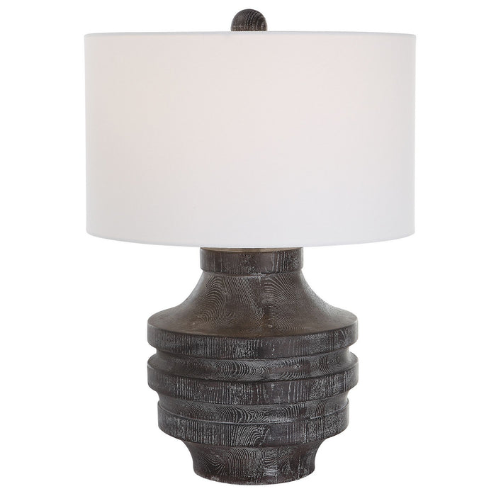 Uttermost 30147-1 One Light Table Lamp, Black
