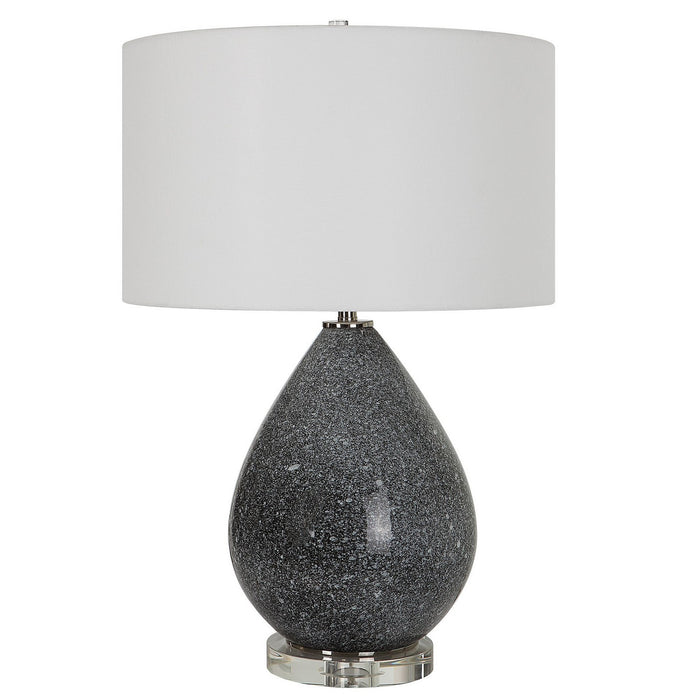 Uttermost 30149-1 One Light Table Lamp, Polished Nickel