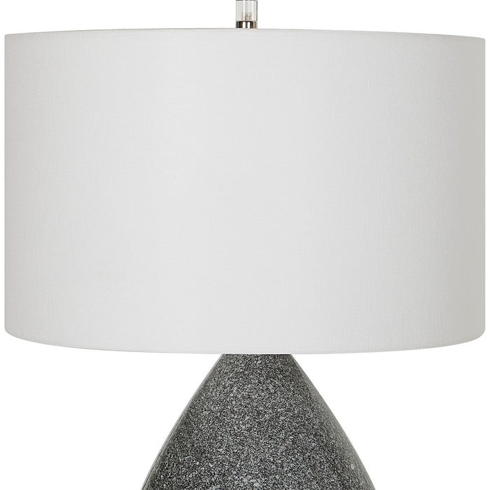Uttermost 30149-1 One Light Table Lamp, Polished Nickel