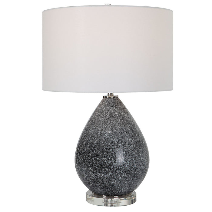 Uttermost 30149-1 One Light Table Lamp, Polished Nickel