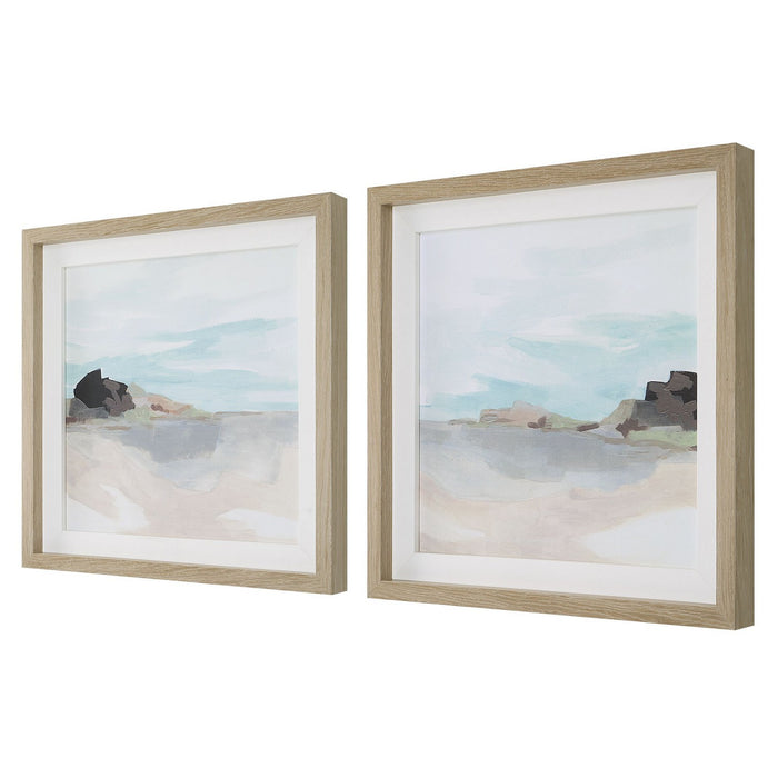 Uttermost 41445 Framed Prints, Set/2, Light Wood