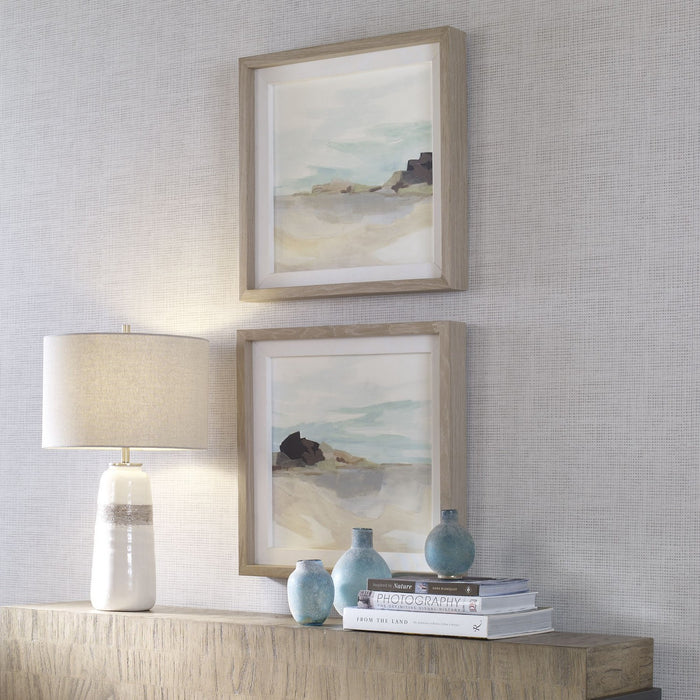 Uttermost 41445 Framed Prints, Set/2, Light Wood
